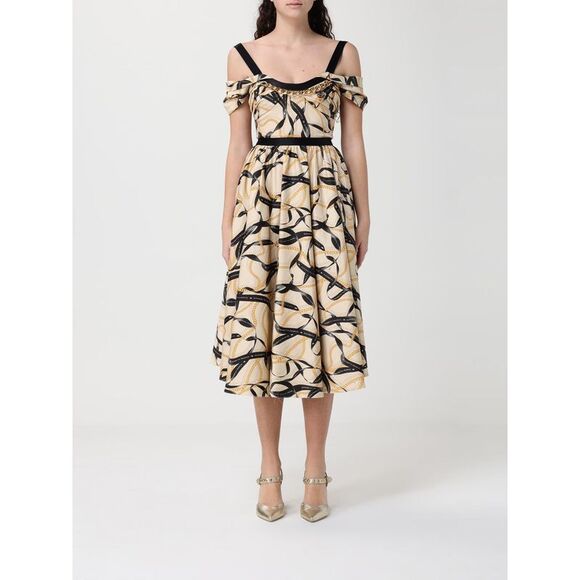 elisabetta franchi beige dress ELISABETTA FRANCHI Women's dress ab85052e2-193 beige